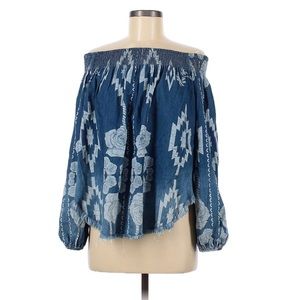 One Teaspoon, denim off shoulder top